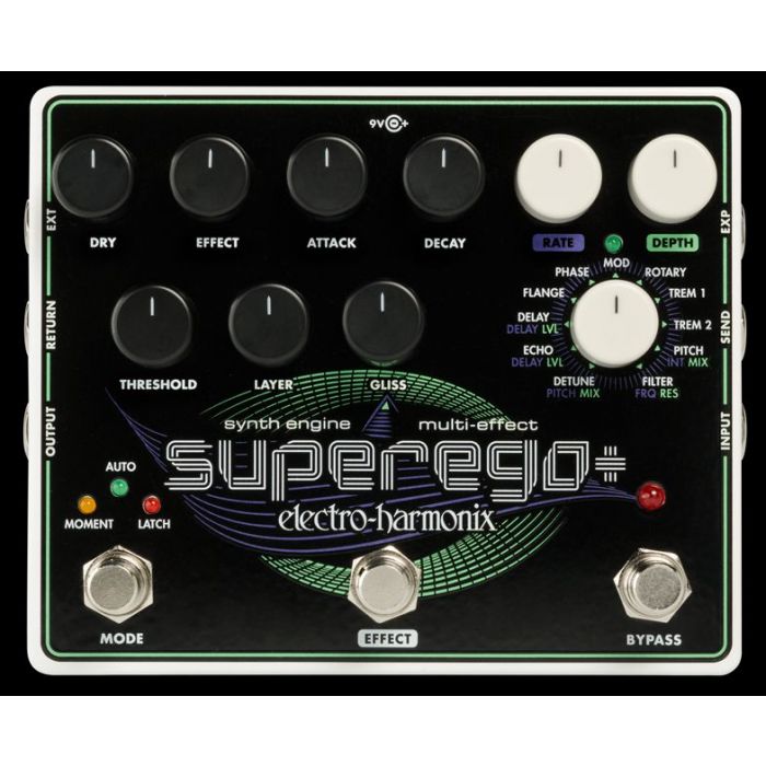 Electro-Harmonix Superego+ Synth Engine Multi-Effects Pedal
