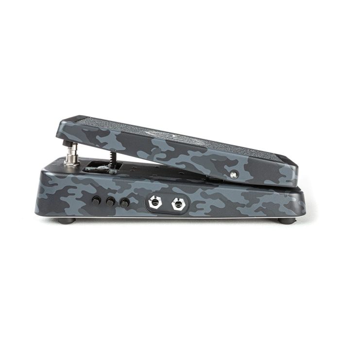 Left Side View of Dunlop Dimebag Cry Baby Wah Pedal Black Camo