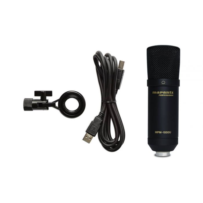 Marantz MP1000U USB Microphon, Clip and Cable