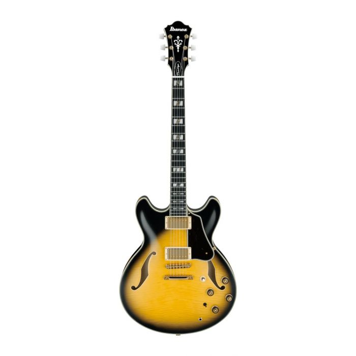 Ibanez AS200 01 Semi-Acoustic Guitar Vintage Yellow Sunburst