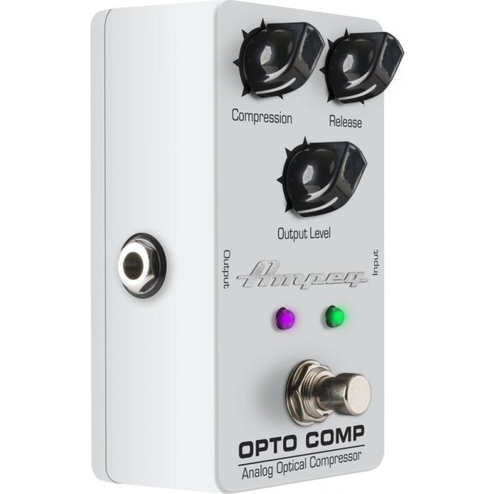 Right-angled view of an Ampeg Optocomp Bass Compressor