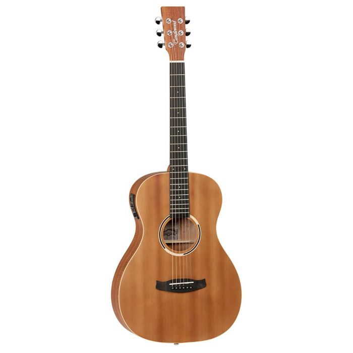 Full frontal view of a Tanglewood TWR2 PE Parlour Electro-Acoustic Guitar