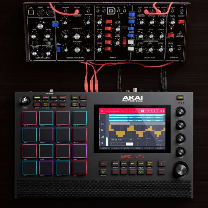 Akai MPC Live II Connected To more Gear