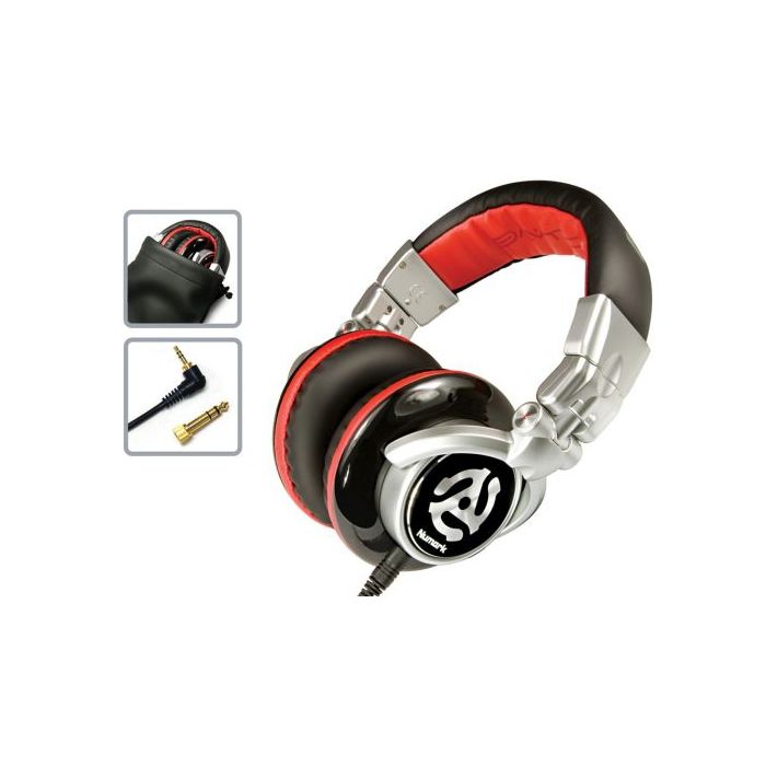 Numark Red Wave DJ Headphones with Accessories
