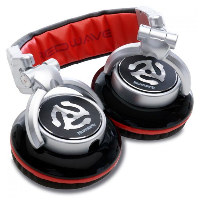Numark Red Wave DJ Headphones Swivel Earcups