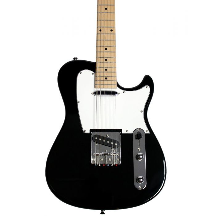 Front view of an Eastcoast GT100 Electric Guitar, Black