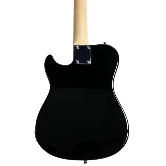 Rear view of an Eastcoast GT100 Electric Guitar, Black