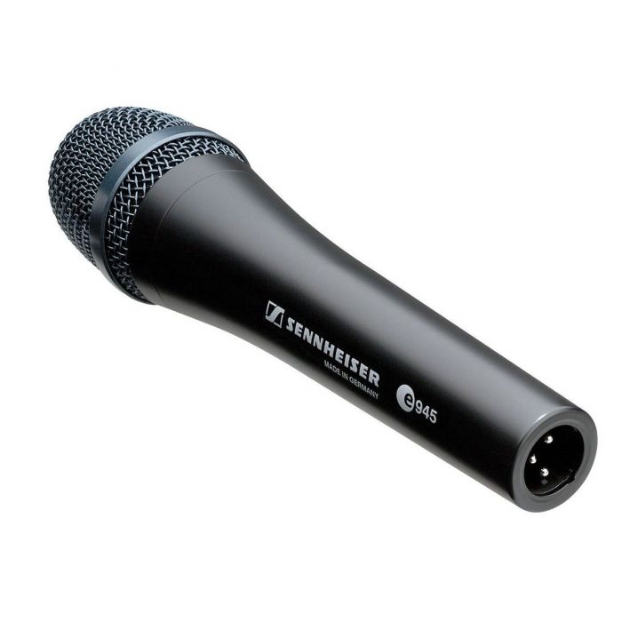 Left angled view of a Sennheiser e945 Dynamic Microphone