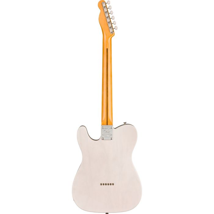 Full rear view of a Fender 70th Anniversary Esquire, White Blonde