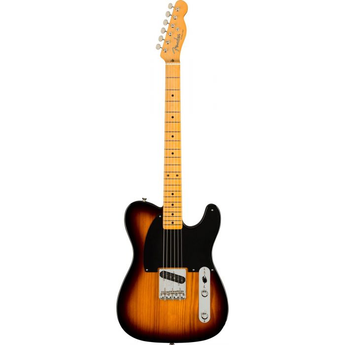 Full frontal view of a Fender 70th Anniversary Esquire, 2-Color Sunburst