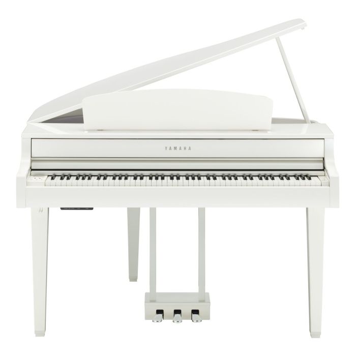 Front View of Yamaha CLP-765GP Digital Piano Polished White