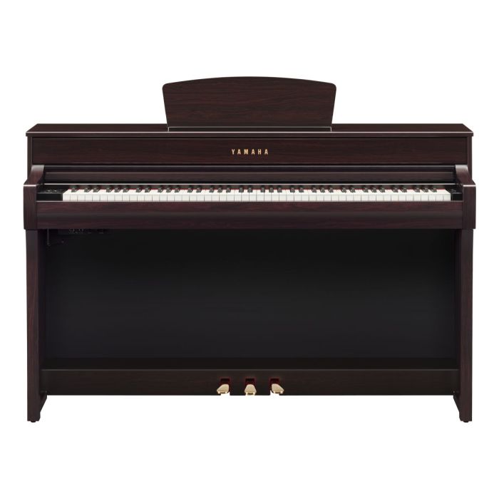 Front View of Yamaha CLP-735 Digital Piano Rosewood