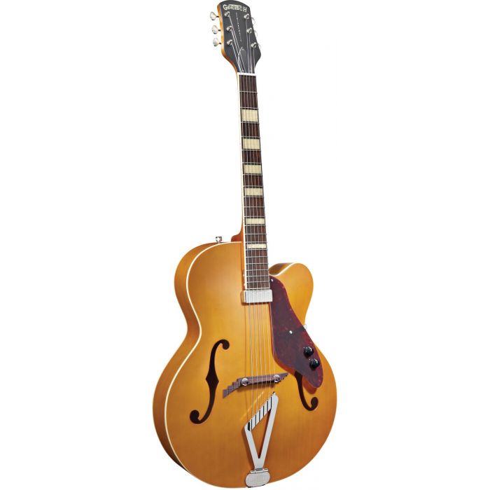 Gretsch G100CE Archtop Single-Cut Natural Front  Left Angle
