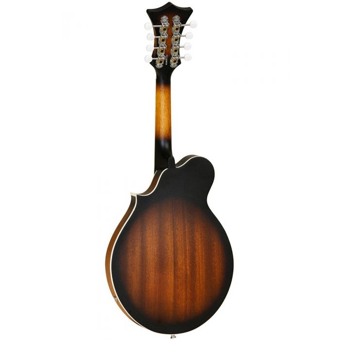Back of Tanglewood TWM F VS E Scroll Style Electro-Acoustic Mandolin