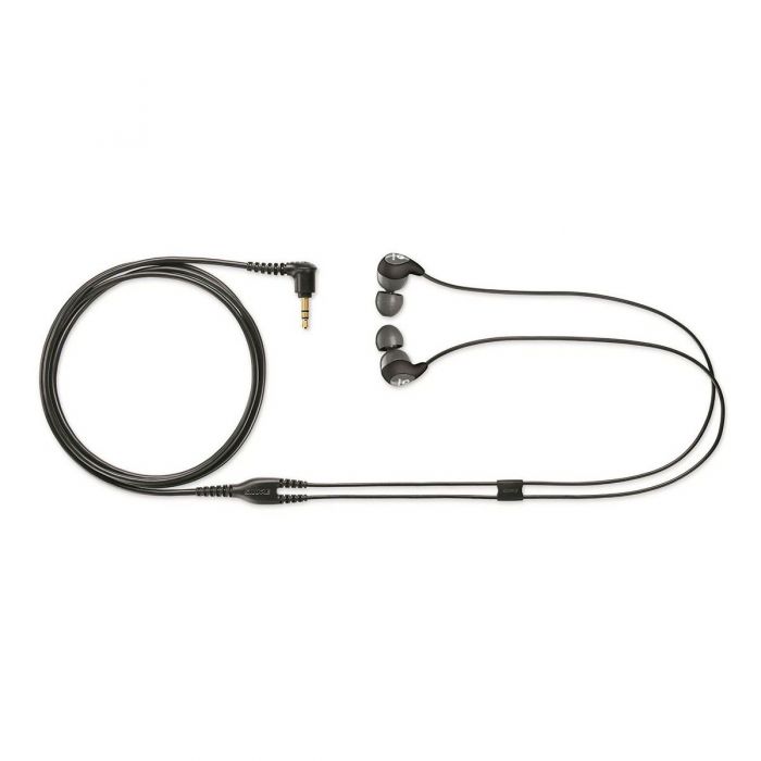 Shure SE112 Sound Isolating In-Ear Headphones Top View with Lead