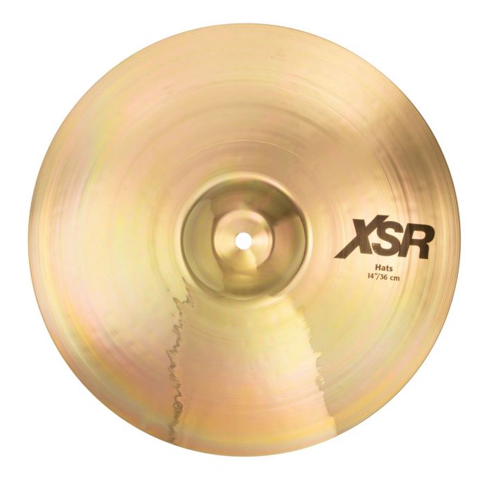 Top-down view of a set of Sabian XSR 14-Inch Hi-Hats