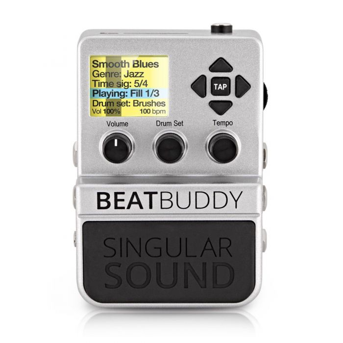 Singular Sound Beat Buddy Pedal Drum Machine Top View