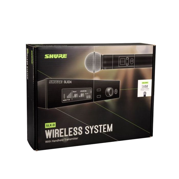 Shure SLX-D Wireless System with SM58 Handheld Microphone Package