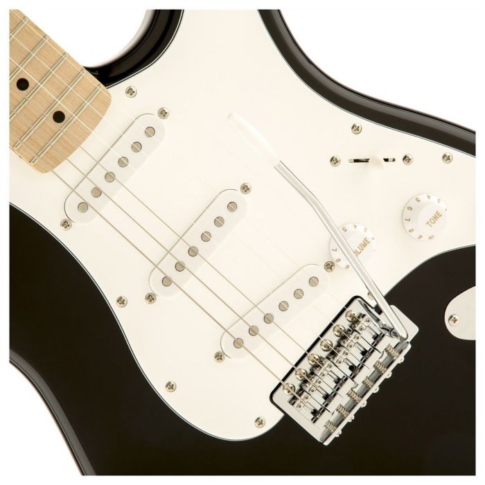 Squier Affinity Stratocaster MN, Black Front Body Detail