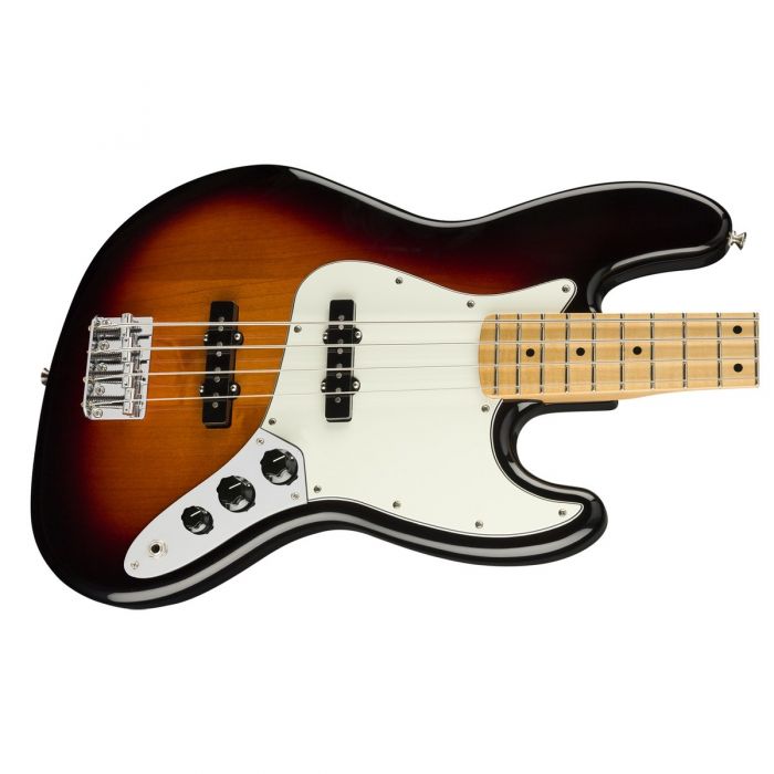 Fender Player Jazz Bass MN, 3-Colour Sunburst Body Detail