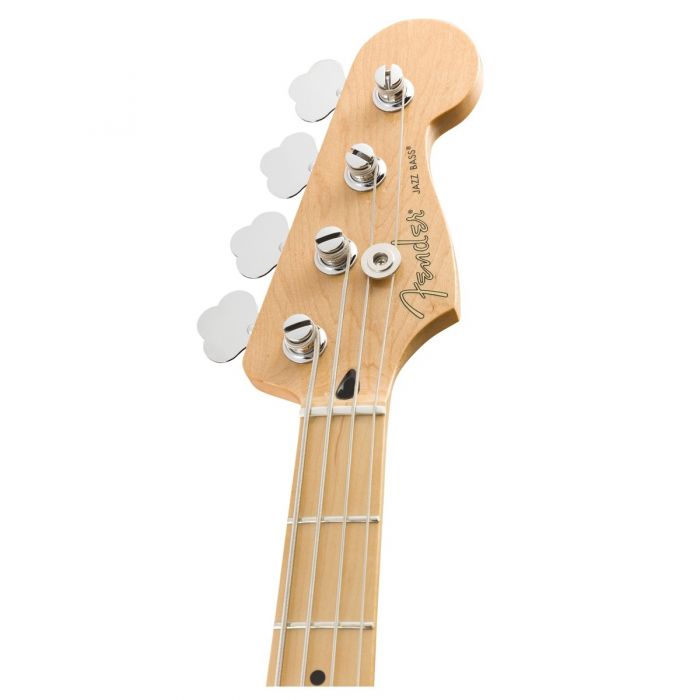 Fender Player Jazz Bass MN, 3-Colour Sunburst Headstock Front
