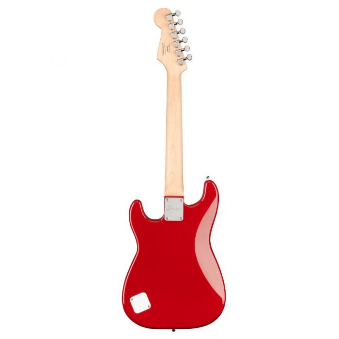 Squier Mini Stratocaster Dakota Red Electric Guitar Rear View