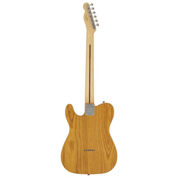 Full rear view of a Fender MIJ Limited Collection Telecaster, Vintage Natural