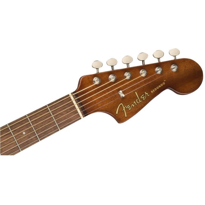 Fender Redondo Player Walnut Fb Sunburst Headstock