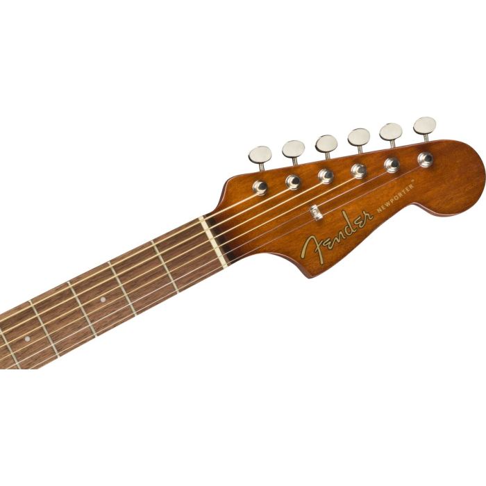 Fender Newporter Player Walnut Fb Sunburst Headstock