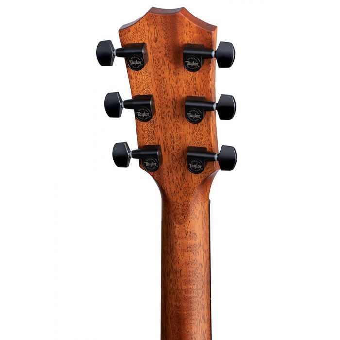 Rear view of the headstock on a Taylor 326ce Grand Symphony V-Class Urban Ash