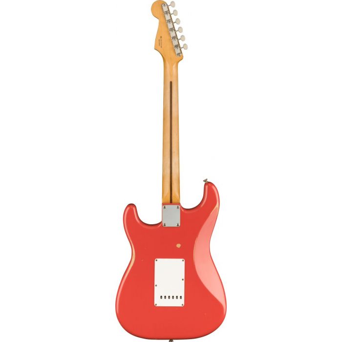 Back of Fender Vintera Road Worn 50s Stratocaster Fiesta Red