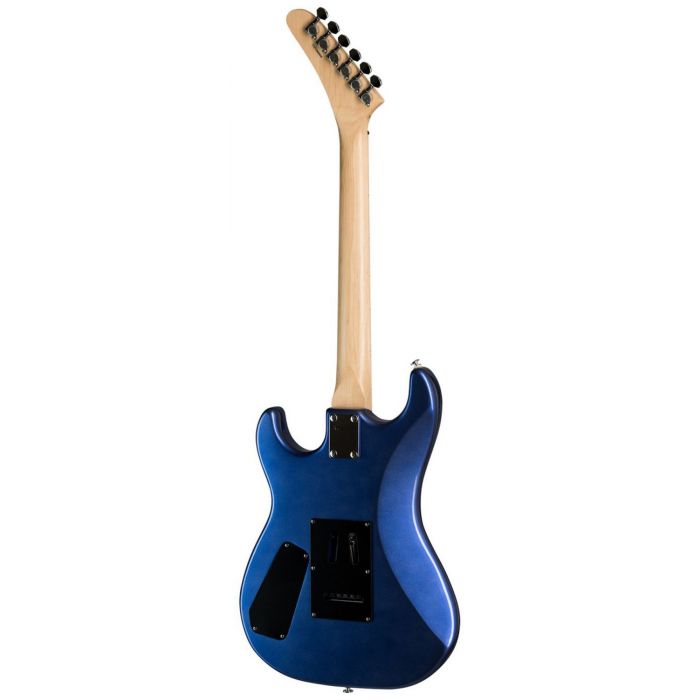 Full rear view of a Kramer Baretta Special Electric Guitar Candy Blue