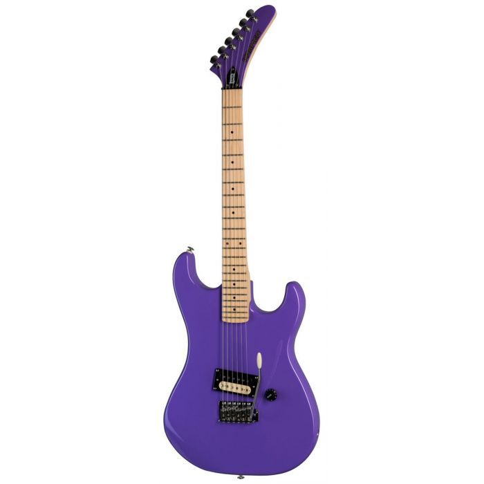 Full frontal view of a Kramer Baretta Special Electric Guitar Purple