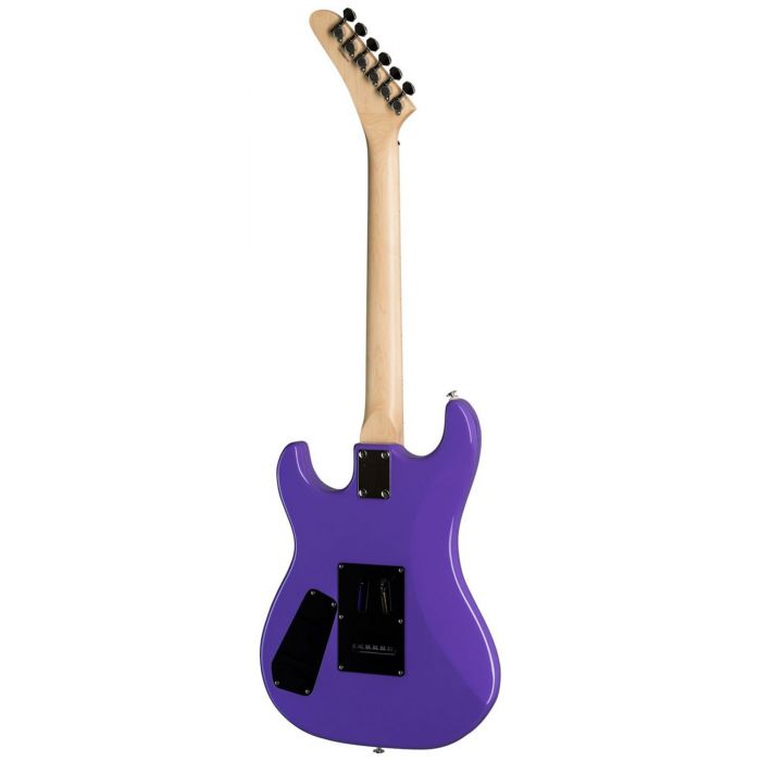 Full rear view of a Kramer Baretta Special Electric Guitar Purple