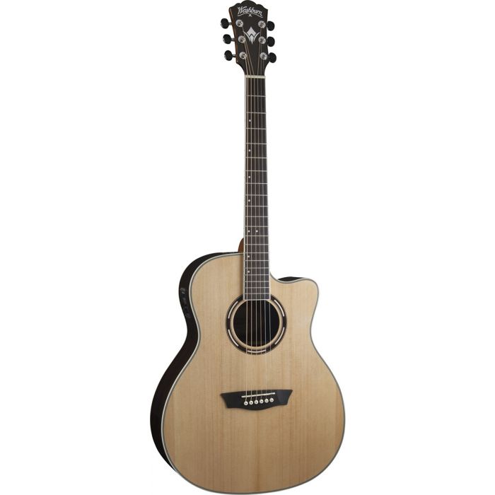 Washburn Apprentice G70CE Electro Acoustic Full Front 