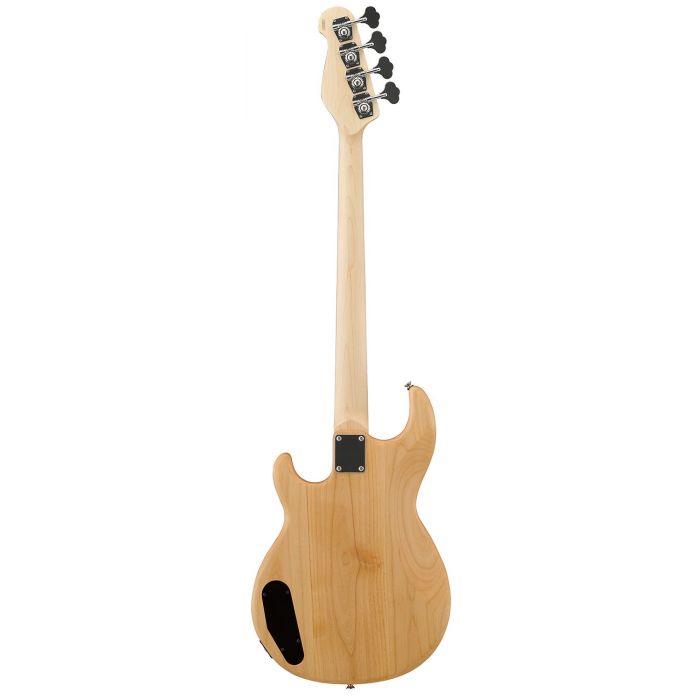 Full rear view of a Yamaha BB 234 Electric 4-String Bass Guitar, Natural Satin
