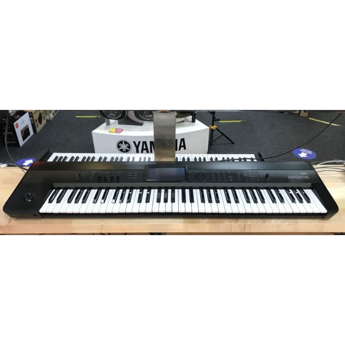 Full view of a B-Stock Korg Krome 73 Synthesizer Workstation