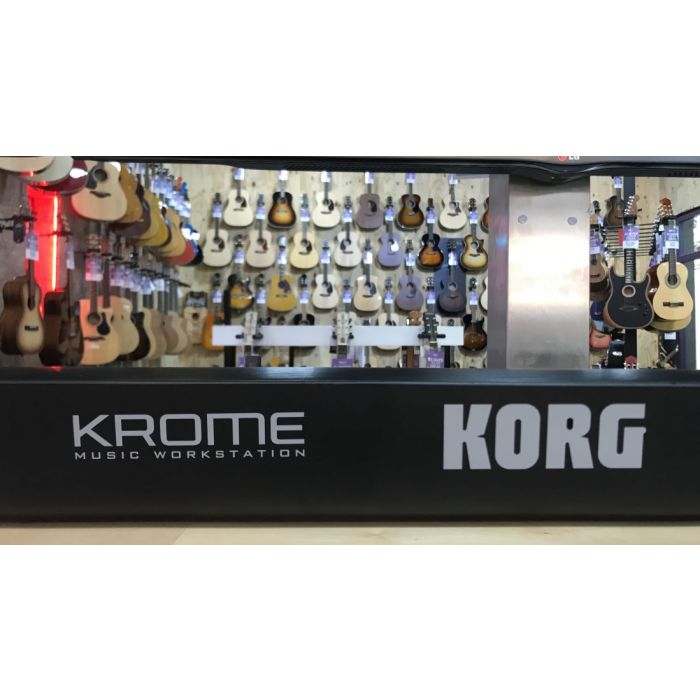 Rear panel view of a B-Stock Korg Krome 73 Synthesizer Workstation