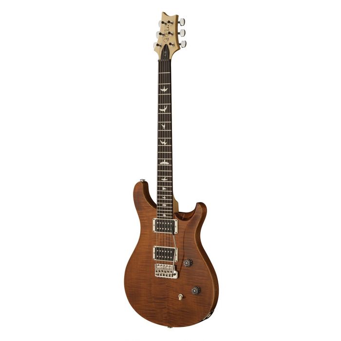 Front right-angled view of a PRS CE24 Electric Guitar in Amber