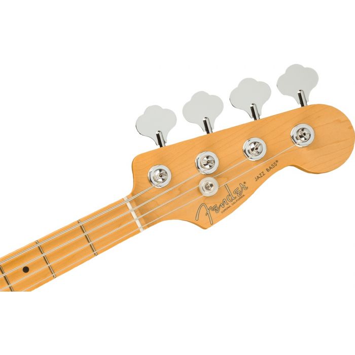 Fender American Professional II Jazz Bass Mystic Surf Green Headstock Front