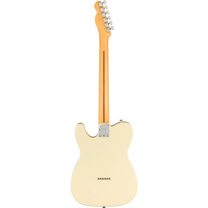 Back of Fender American Professional II Telecaster Olympic White