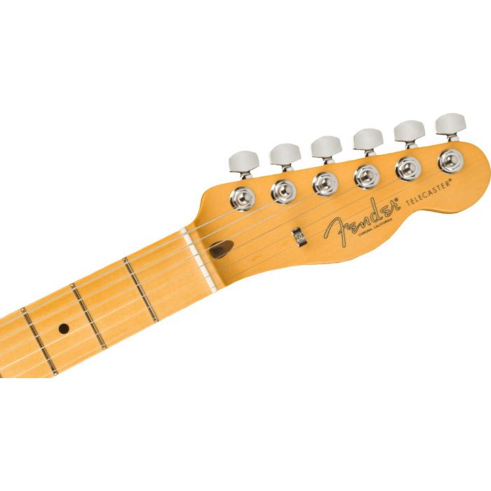 Fender Am Pro 2 Tele Butterscotch Blonde Headstock