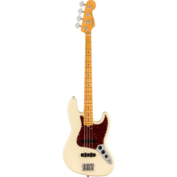 Fender American Professional II Jazz Bass Olympic White MN Full Front