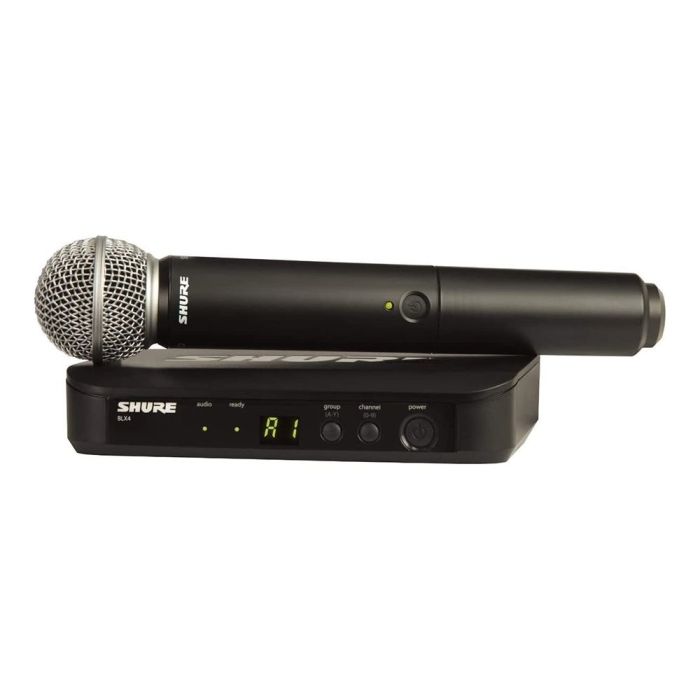 Shure BLX24UK / SM58 Handheld Wireless System front view