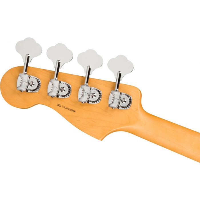 Fender American Professional II Precision Bass Black MN Headstock Rear