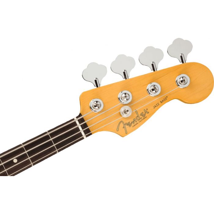 Fender American Pro 2 Jazz Bass Mercury Headstock