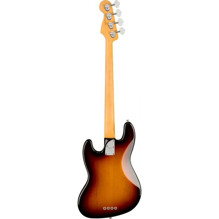 Back of Fender American Professional II Jazz Bass 3-Colour Sunburst MN