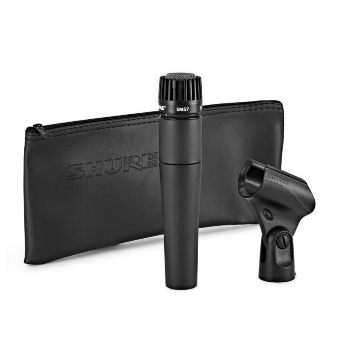Shure SM57 Dynamic Microphone with Bag and Clip