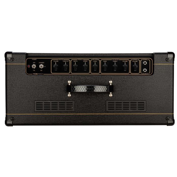 Top View of Vox AC15C1-VB Limited Edition Vintage Black AC15 Guitar Amplifier
