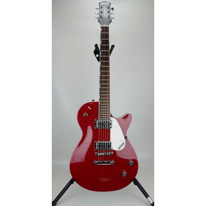 Fulll frontal view of a B Stock Gretsch G5421 Jet Club Guitar, Firebird Red